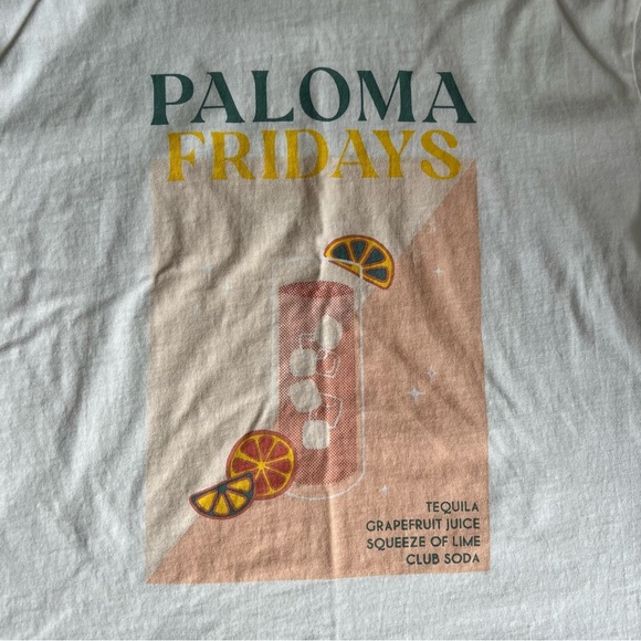 Wildfox Cream Graphic Tee with Paloma Print - Picture 2 of 4